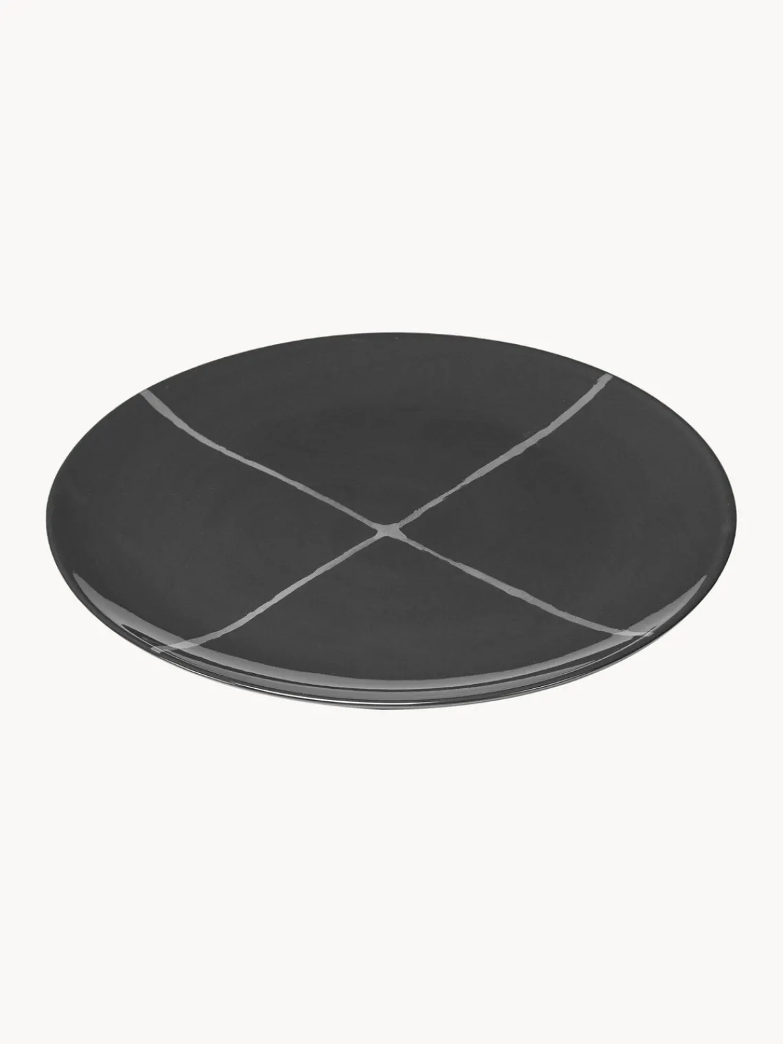 Best Platos llanos de porcelana con esmalte reactivo Zuma, 2 uds. Vajillas Completas|Menaje De Mesa