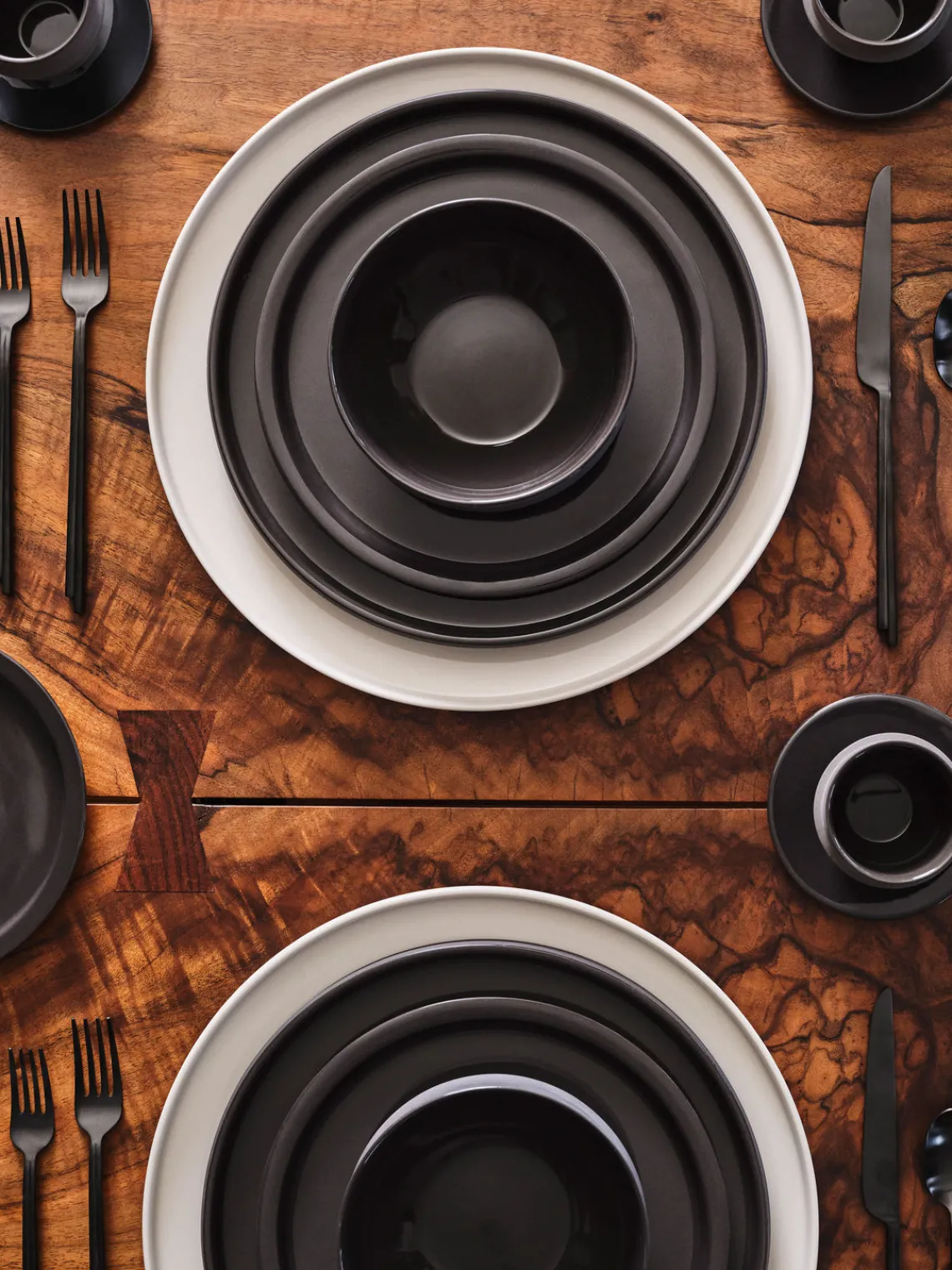 Platos Llanos|Menaje De Mesa>SERAX Platos llanos de porcelana con esmalte reactivo Dune, 2 uds. Blanco