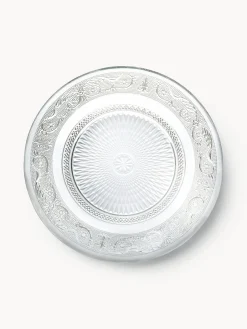 Best Platos llanos de vidrio con relieves Imperial, 6 uds. Platos Llanos|Vajillas Completas