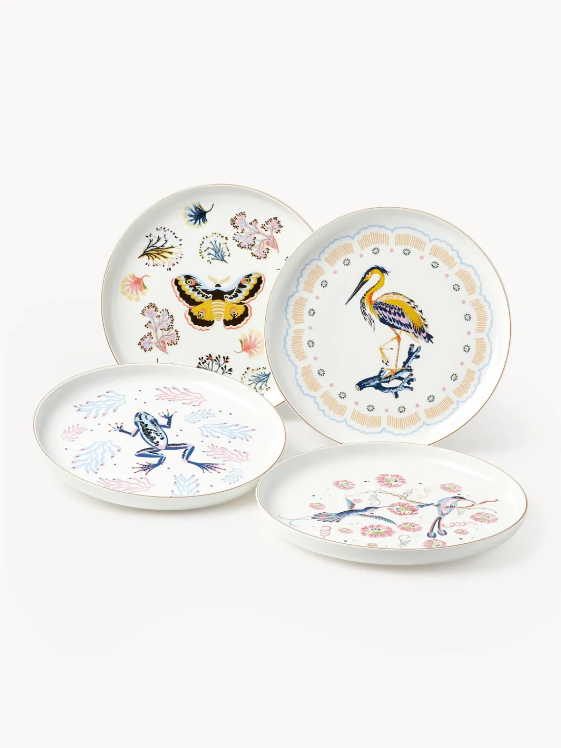 Outlet Platos llanos Flamboyant, 4 uds. Vajillas Completas|Menaje De Mesa