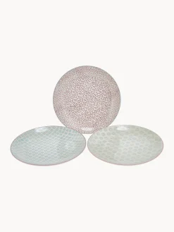 Platos Llanos|Vajillas Completas></noscript>Bloomingville Platos llanos pintados a mano Patrizia, 3 uds.