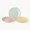 Vajillas Completas|Menaje De Mesa>Bloomingville Platos pastel artesanales Holly, 3 uds.