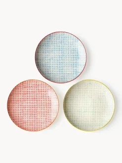 Discount Platos postre artesanales Carla, 3 uds. Platos De Postre|Vajillas Completas