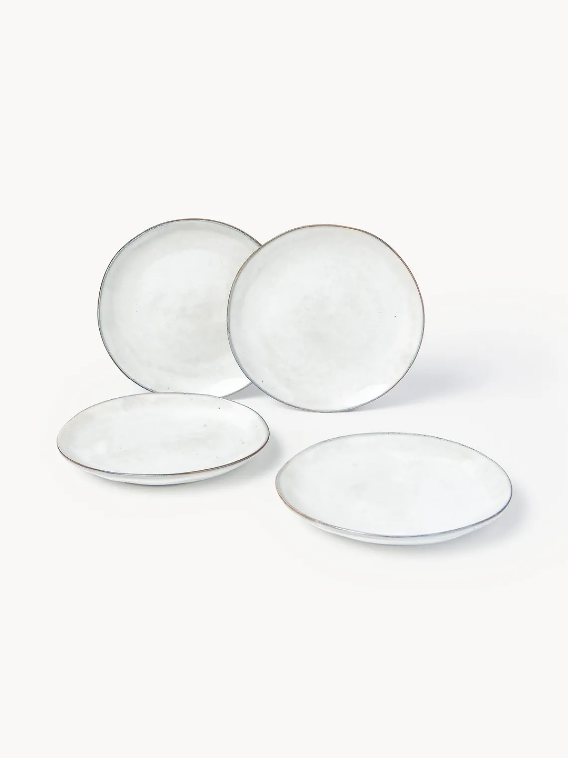 Platos De Postre|Menaje De Mesa>Broste Copenhagen Platos postre artesanales , 4 uds. Nordic Sand