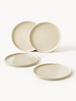 Outlet Platos postre artesanales Lowri, 4 uds. Platos De Postre|Vajillas Completas