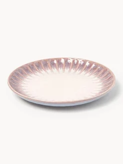 Discount Platos postre artesanales con esmalte reactivo Vinci, 4 uds. Platos De Postre|Vajillas Completas