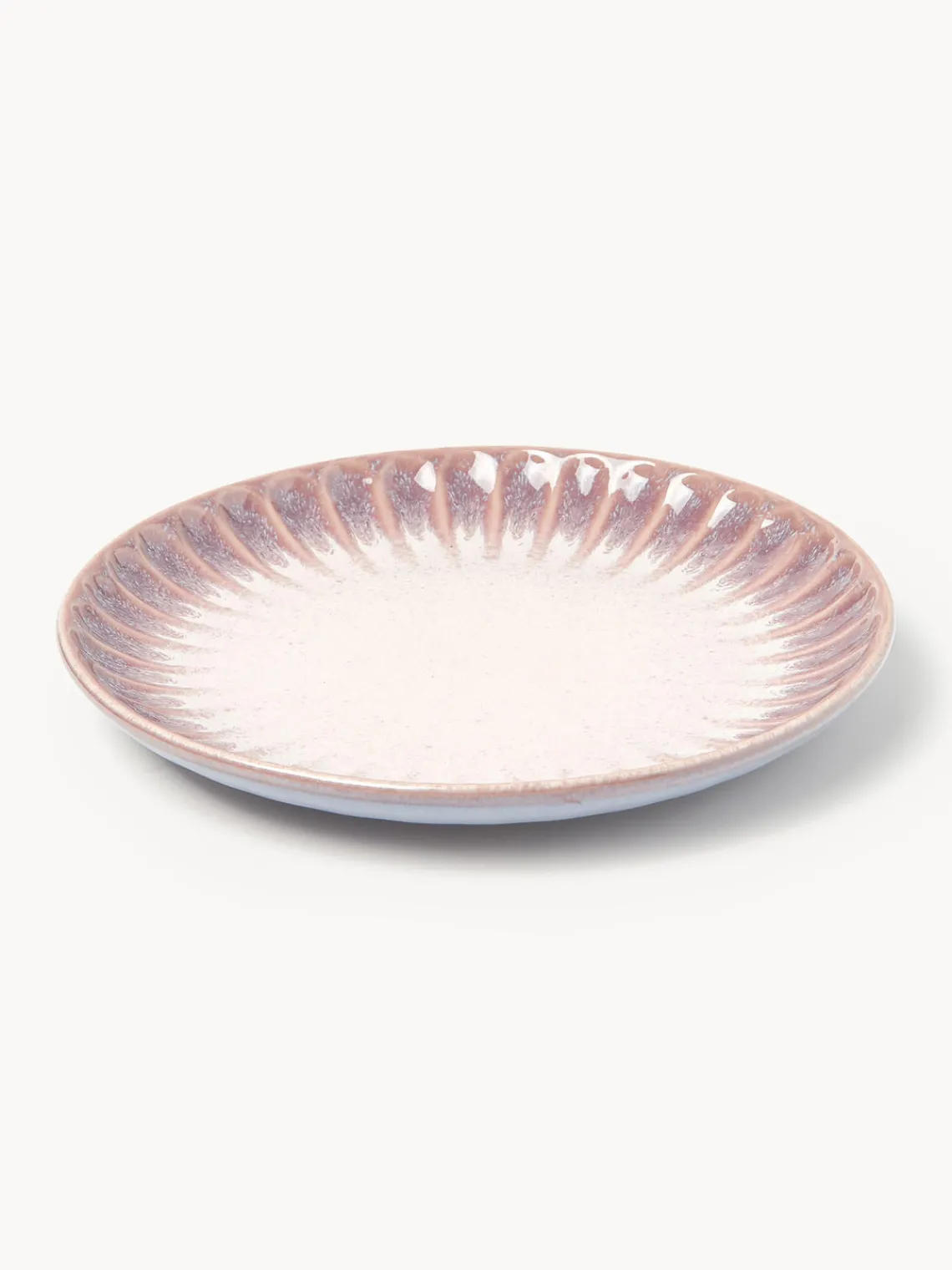 Discount Platos postre artesanales con esmalte reactivo Vinci, 4 uds. Platos De Postre|Vajillas Completas