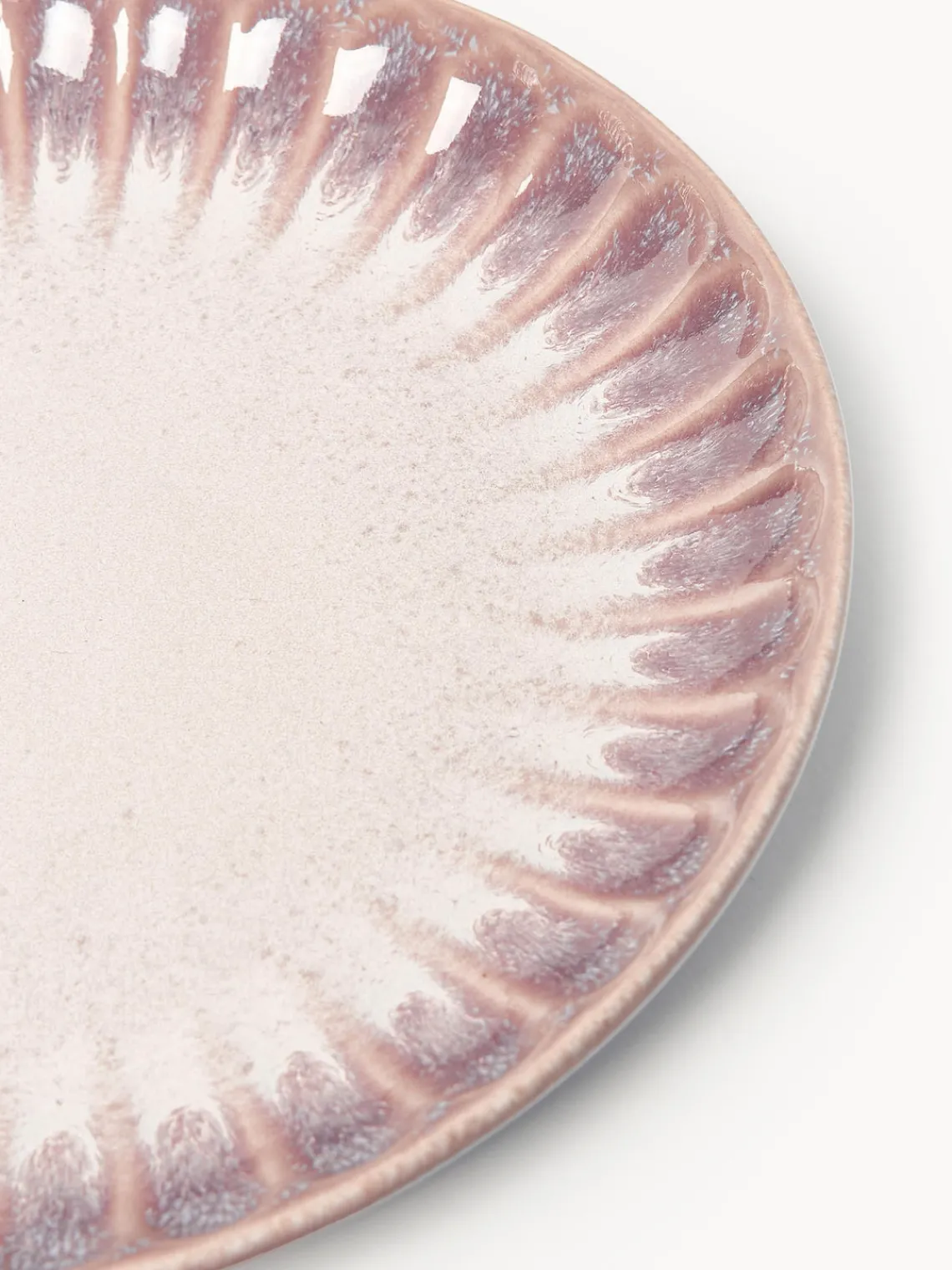 Discount Platos postre artesanales con esmalte reactivo Vinci, 4 uds. Platos De Postre|Vajillas Completas