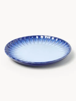 Outlet Platos postre artesanales con esmalte reactivo Vinci, 4 uds. Platos De Postre|Vajillas Completas