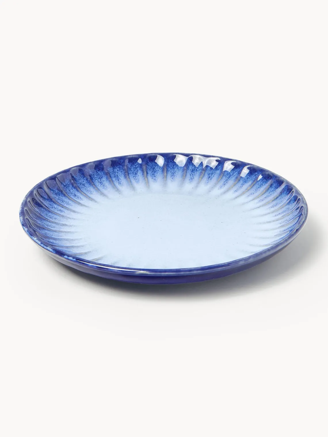 Outlet Platos postre artesanales con esmalte reactivo Vinci, 4 uds. Platos De Postre|Vajillas Completas