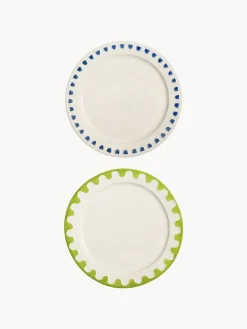 Clearance Platos postre artesanales Folk, 4 uds. Platos De Postre|Vajillas Completas