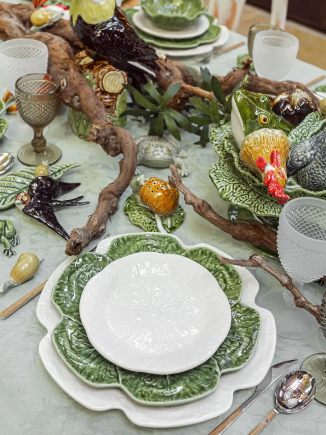 Clearance Platos postre Cabbage, 4 uds. Platos De Postre|Vajillas Completas