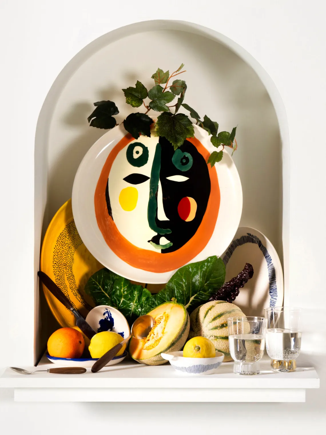 Outlet Platos postre con esmalte reactivo Feast 2 uds. Platos De Postre|Vajillas Completas