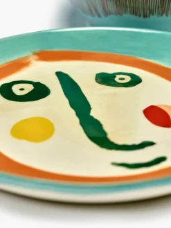 Platos De Postre|Vajillas Completas>SERAX Platos postre con esmalte reactivo Feast 2 uds.