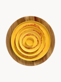 Clearance Platos postre con esmalte reactivo Feast 2 uds. Platos De Postre|Vajillas Completas