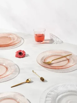 Best Platos postre con relieves Effie, 4 uds. Platos De Postre|Vajillas Completas