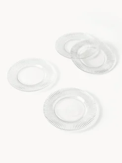 Best Platos postre con relieves Effie, 4 uds. Platos De Postre|Vajillas Completas