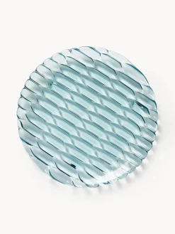 Platos De Postre|Menaje De Mesa>Kartell Platos postre con relieve Jellies, 4 uds. Azul claro