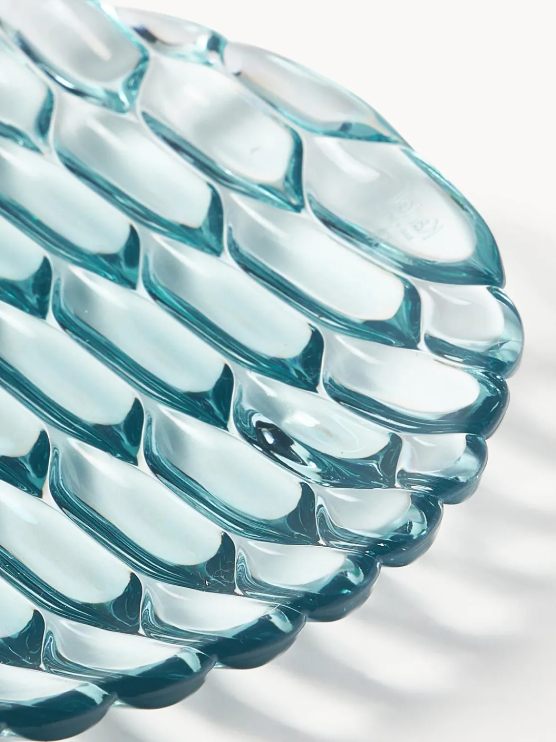 Platos De Postre|Menaje De Mesa>Kartell Platos postre con relieve Jellies, 4 uds. Azul claro