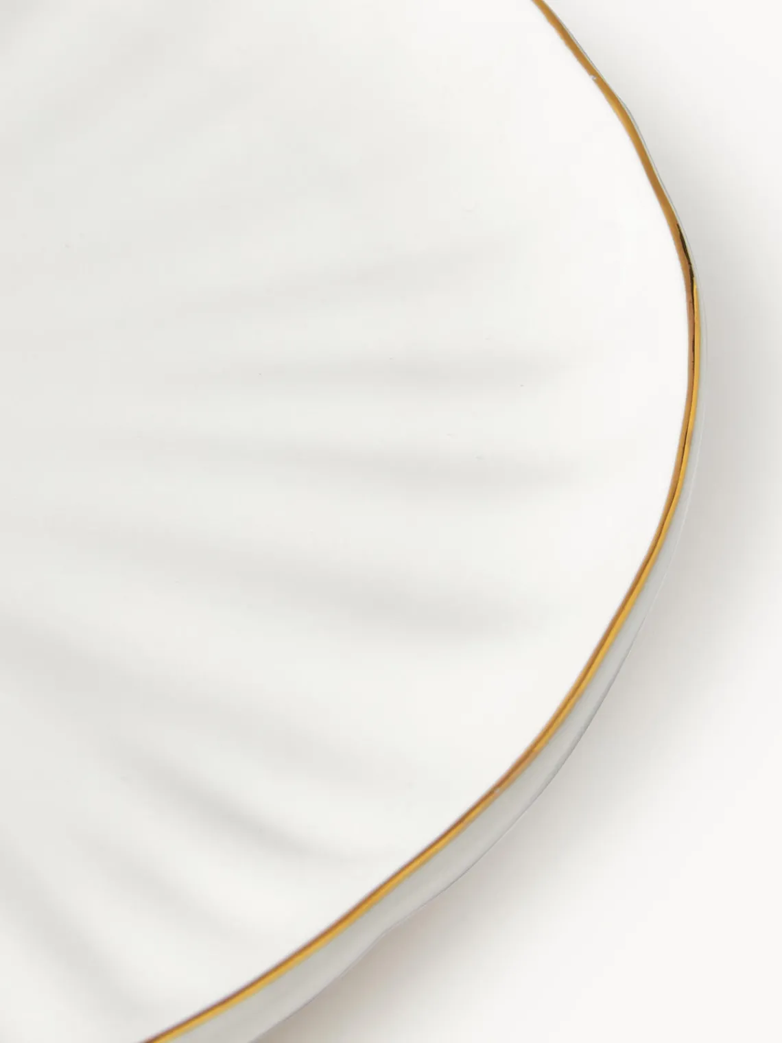 Platos De Postre|Vajillas Completas>Westwing Collection Platos postre de porcelana con relieves Sali, 2 uds.