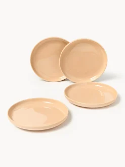 Platos postre de porcelana Nessa, 4 uds. Platos De Postre|Vajillas Completas