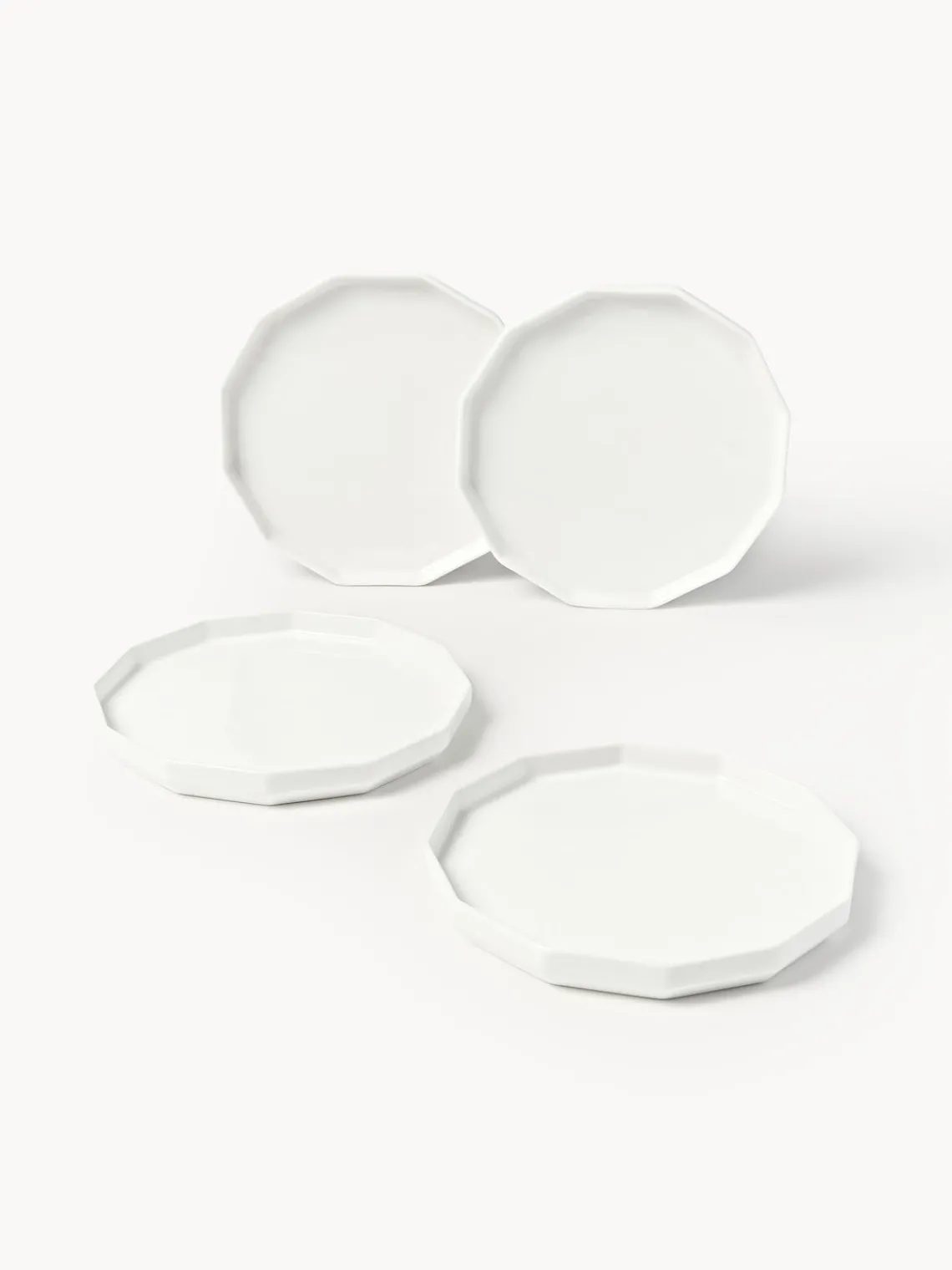 Platos De Postre|Vajillas Completas>Westwing Collection Platos postre de porcelana Angoli, 4 uds.