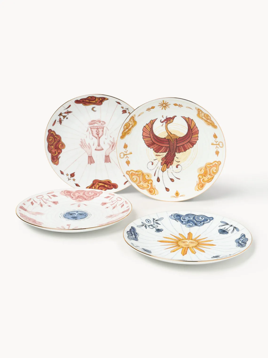 Discount Platos postre Mystic, 4 uds. Platos De Postre|Vajillas Completas