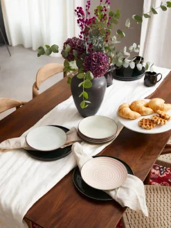 Outlet Platos postre pintados a mano Patrizia, 3 uds. Platos De Postre|Vajillas Completas