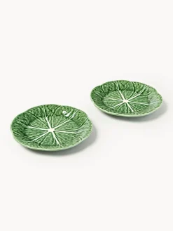New Platos postre pintados a mano Cabbage, 2 uds. Platos De Postre|Vajillas Completas