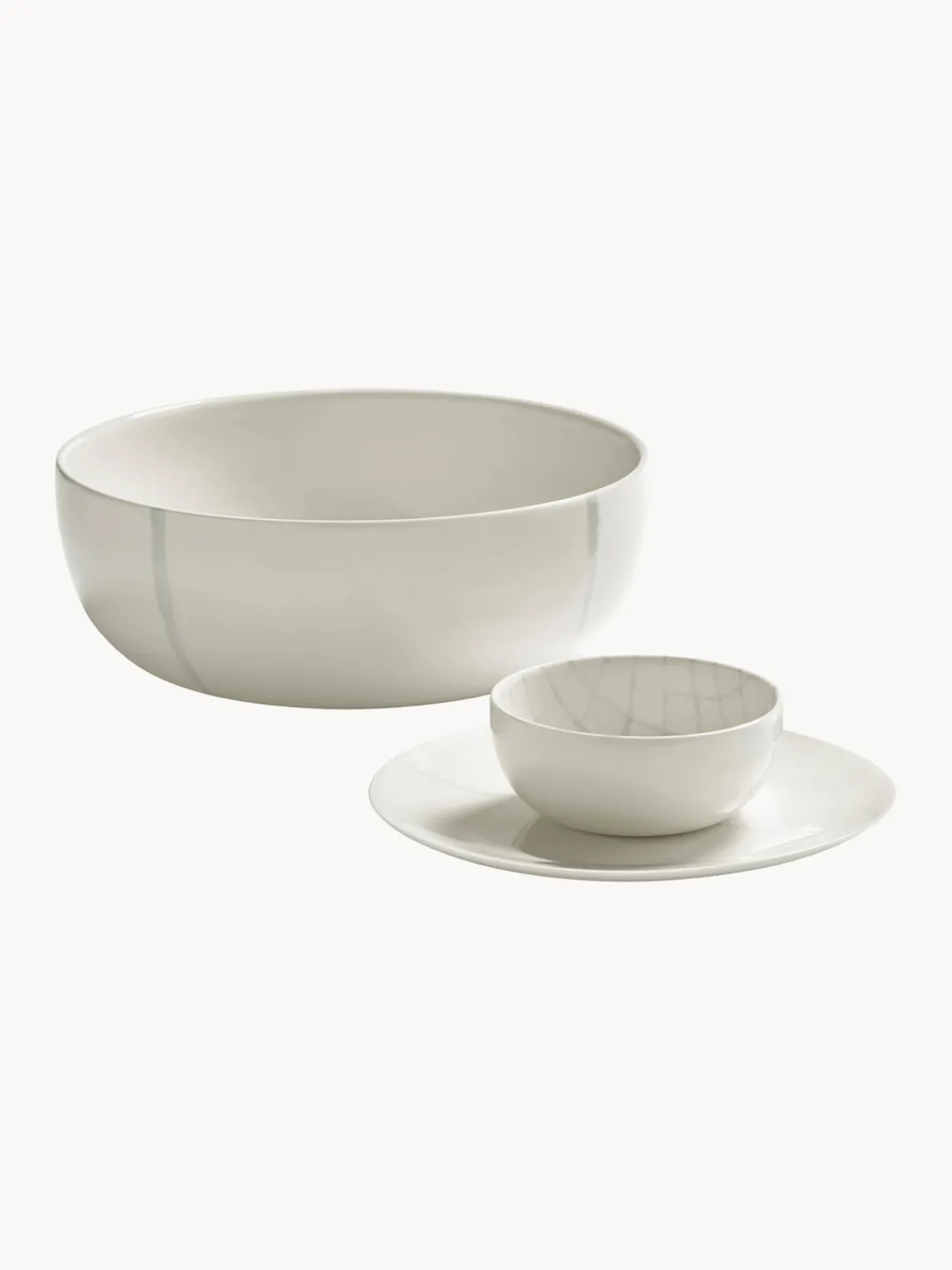 Platos De Postre|Vajillas Completas>SERAX Platos postres de porcelana con esmalte reactivo Zuma, 2 uds.