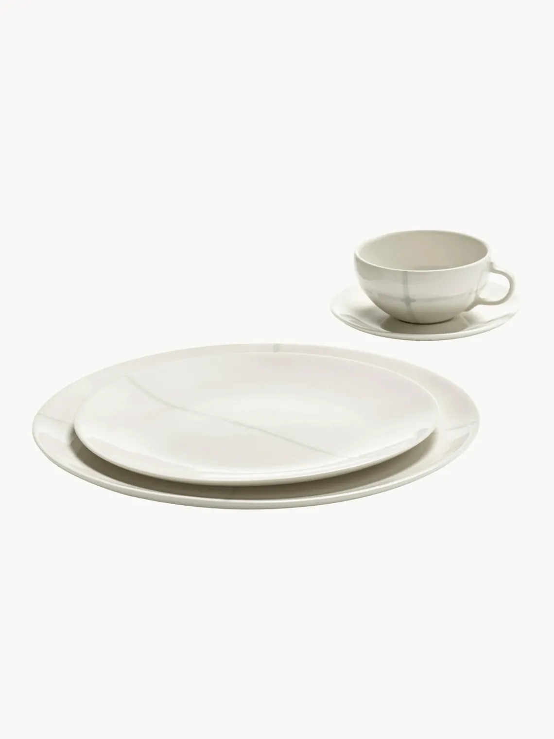 Platos De Postre|Vajillas Completas>SERAX Platos postres de porcelana con esmalte reactivo Zuma, 2 uds.