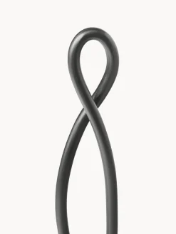 Almacenaje De Cocina></noscript>Ferm Living Portarrollos artesanal de metal Curvature Negro