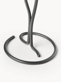 Almacenaje De Cocina></noscript>Ferm Living Portarrollos artesanal de metal Curvature Negro