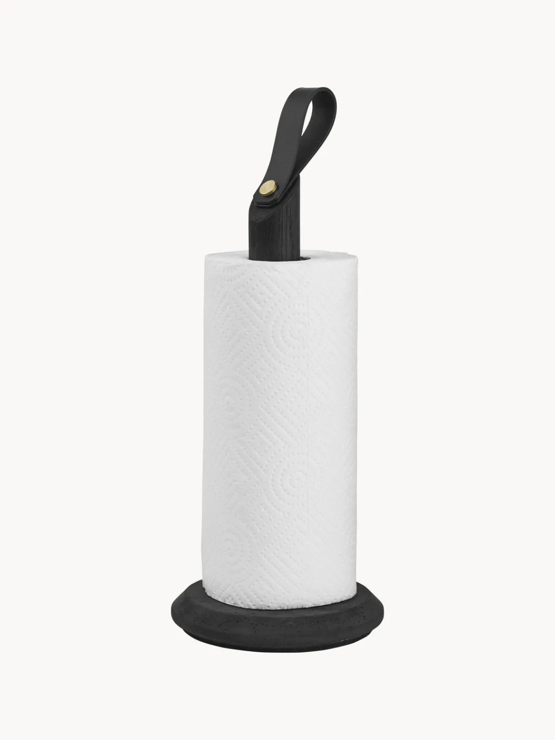 Utensilios De Cocina>Gejst Portarrollos de cocina de madera de roble Grab Negro