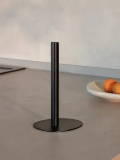 Almacenaje De Cocina></noscript>Metallbude Portarrollos de cocina de metal artesanal Ivana Negro