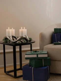 Portavelas|Jarrones>GEORG JENSEN Portavela de acero inoxidable con forma orgánica Cobra