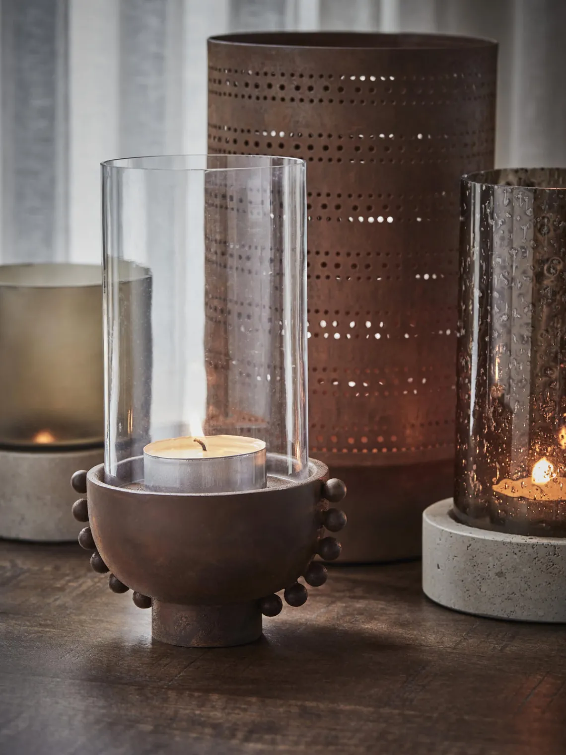 Clearance Portavelas artesanal Manet Farolillos|Jarrones