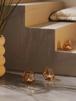 Portavelas|Jarrones>Westwing Collection Portavelas artesanales Luster, 3 uds.