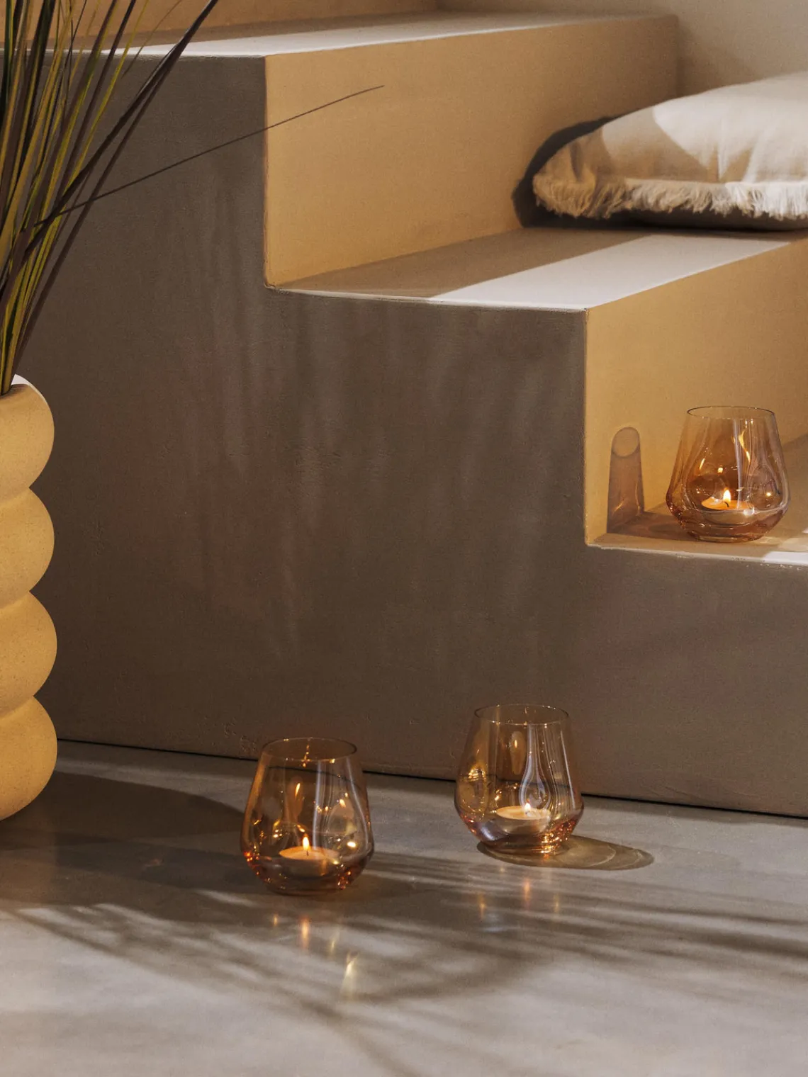 Portavelas|Jarrones>Westwing Collection Portavelas artesanales Luster, 3 uds.