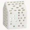 Portavelas|Jarrones>KÄHLER Portavelas casita de cerámica Urbania Classical