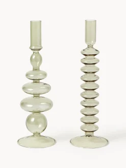 Jarrones|Candelabros>Westwing Collection Portavelas Clea, 2 uds.