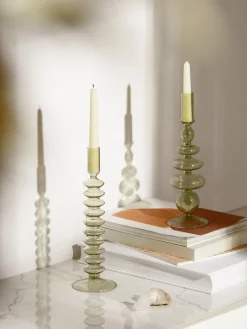 Jarrones|Candelabros>Westwing Collection Portavelas Clea, 2 uds.