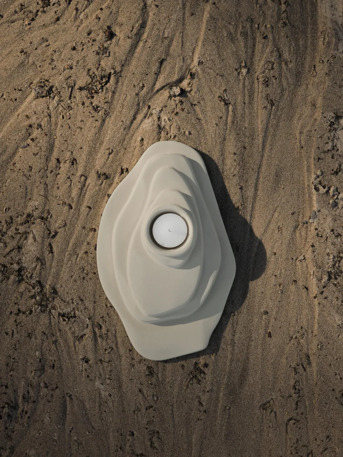 Portavelas|Jarrones>DBKD Portavelas de cerámica Dune Beige claro mate