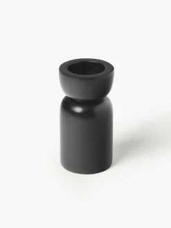 Outlet Portavelas de madera de mango Matti, 2 uds. Candelabros|Jarrones