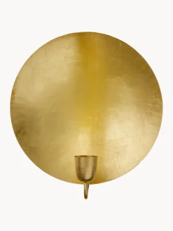 Outlet Portavelas de pared de metal Round, Ø 26 cm Objetos Decorativos De Pared|Jarrones