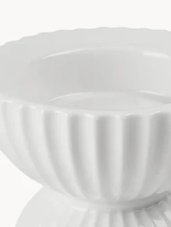 Discount Portavelas de porcelana con relieves Tura Farolillos|Jarrones