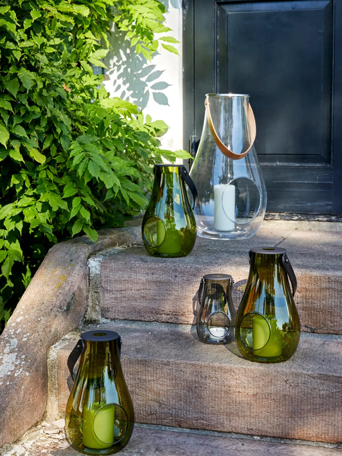 Online Portavelas de vidrio soplado Design With Light Farolillos|Jarrones