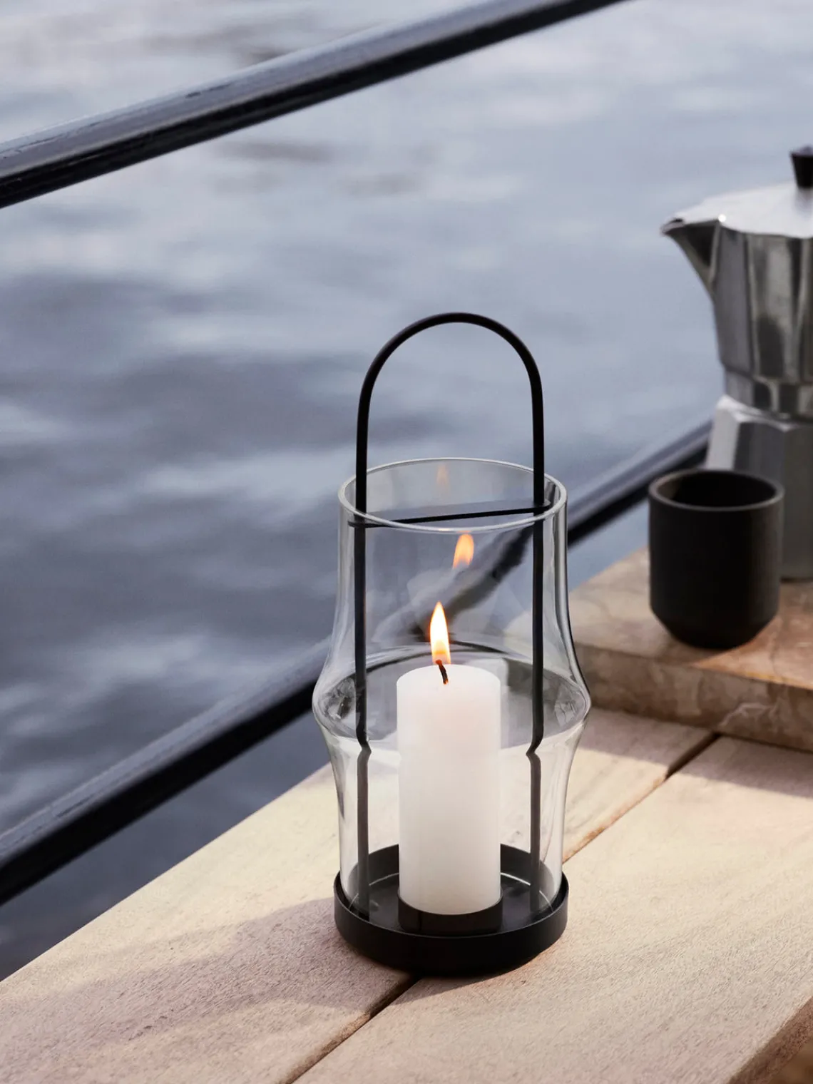 Farolillos|Jarrones>Holmegaard Portavelas de vidrio soplado Arc