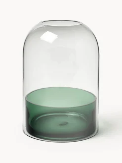 Farolillos|Jarrones>AYTM Portavelas de vidrio Tota Verde salvia, gris oscuro transparentes