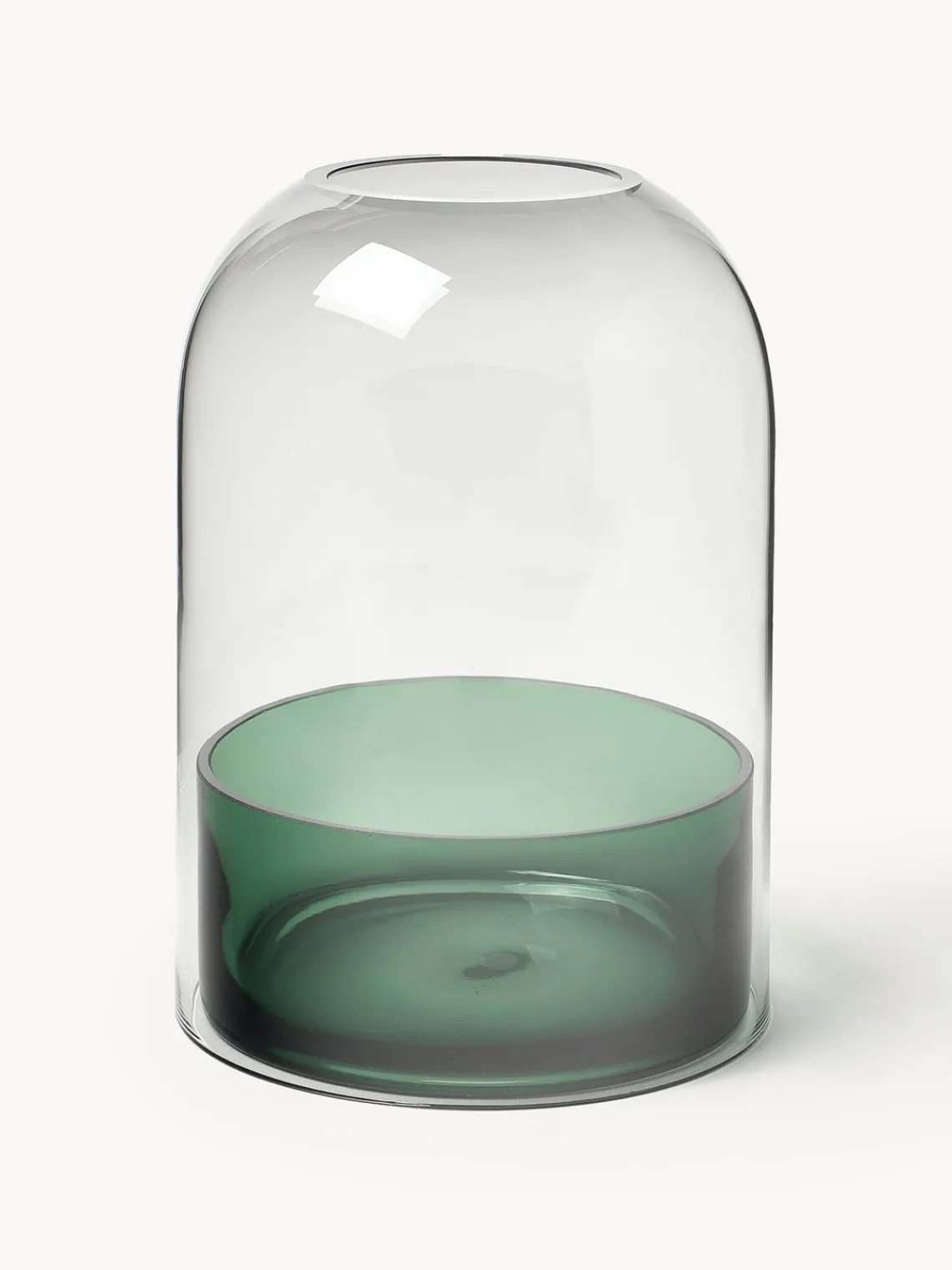 Farolillos|Jarrones>AYTM Portavelas de vidrio Tota Verde salvia, gris oscuro transparentes